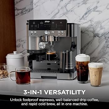 Amazon.com: Ninja Luxe Café 3-in-1 Espresso, Drip Coffee and Cold