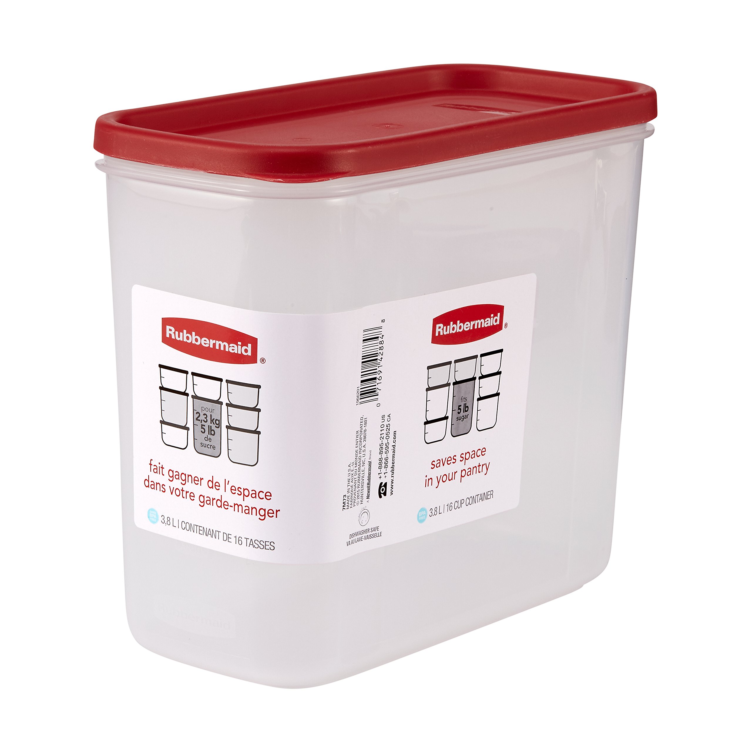 Amazon | Rubbermaid 16-Cup Dry Food Container by Rubbermaid