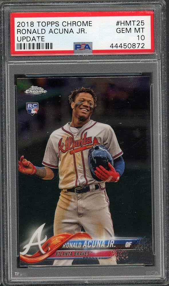 Amazon.com: Ronald Acuna Jr 2018 Topps Chrome Update Baseball