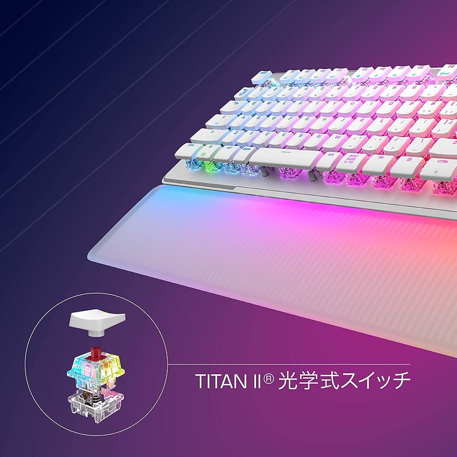 Amazon.co.jp: ROCCAT ゲーミングキーボード Vulcan II Max JP 日本語