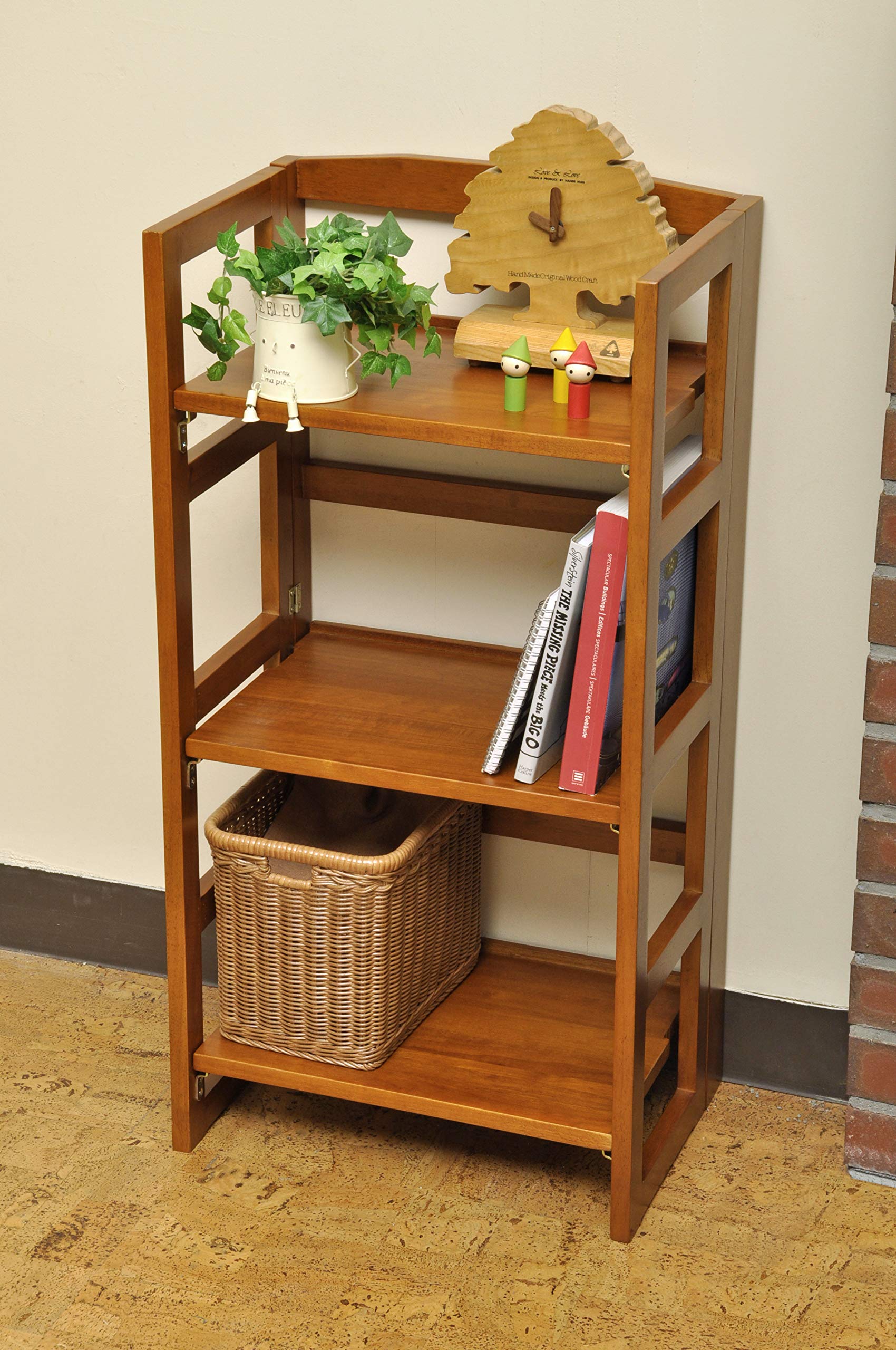 Amazon｜酒井産業 マルチラック折りたたみ(ブラウン)W44 約44・30・高