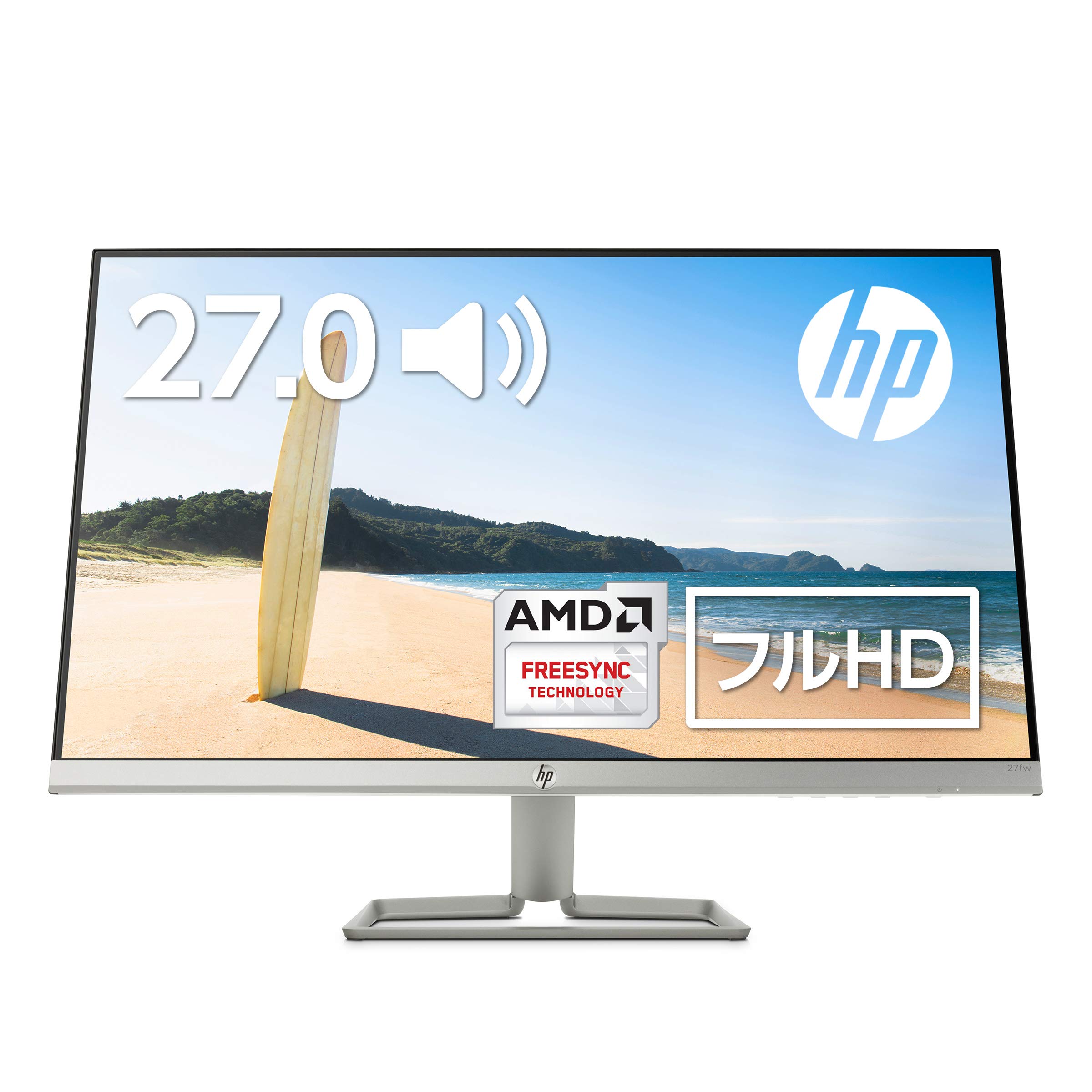 Amazon.co.jp: HP モニター 27インチ スピーカー搭載 ディスプレイ