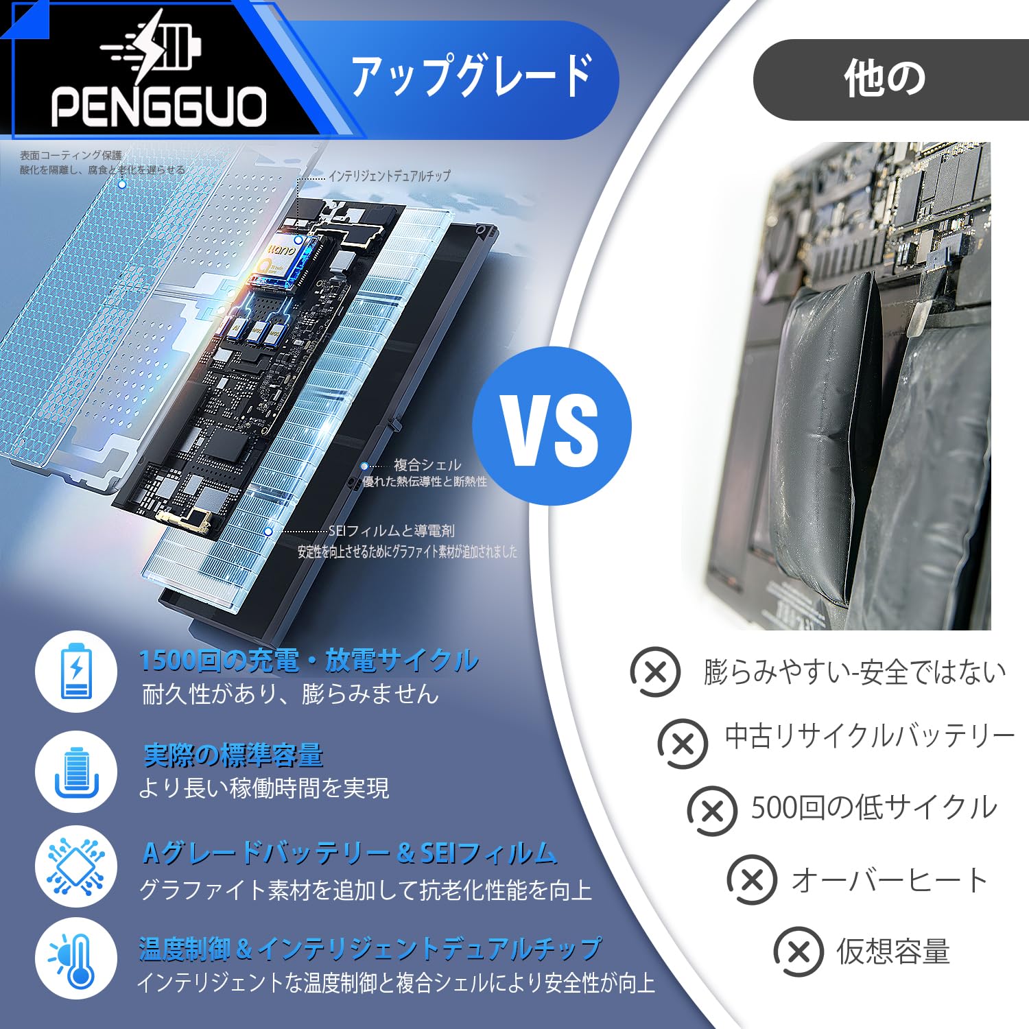 Amazon.co.jp: A1706 MacBook Proバッテリー 【PSE認証済み】 置換