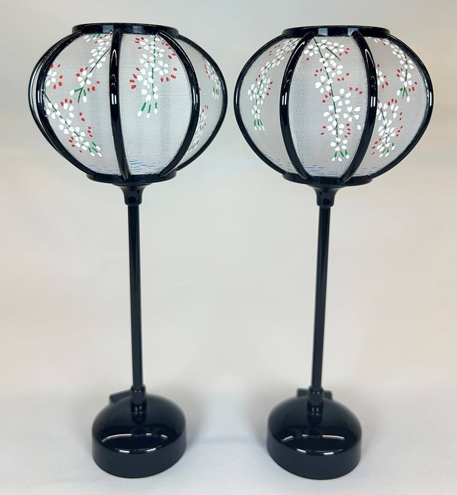 Amazon.co.jp: 雛人形 雛道具 しだれ 16号 ミニぼんぼり ひな道具 雪洞