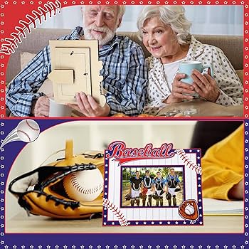 Amazon.co.jp: Blosssound 6個 8 x 10インチ 野球写真フレーム