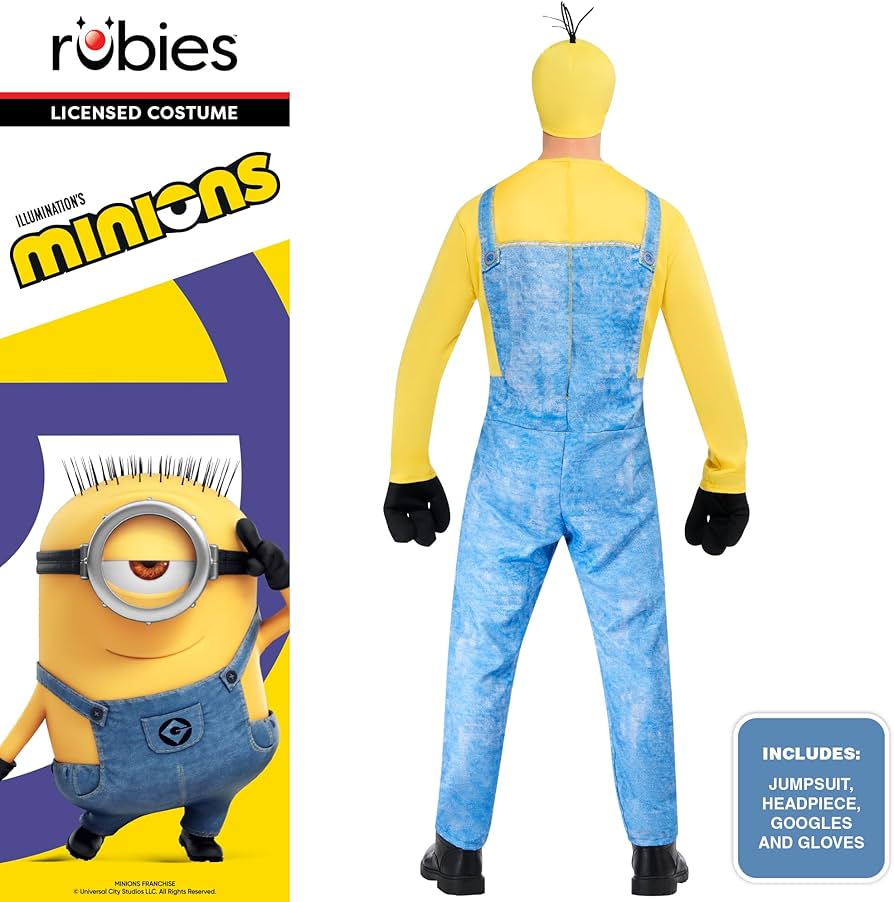 Amazon.co.jp: ミニオン コスプレ コスチューム 大人 男性用 ケビン