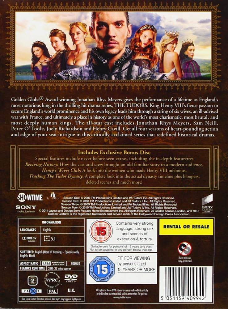 Amazon.co.jp: The Tudors Complete Season 1 - 4 / チューダーズ