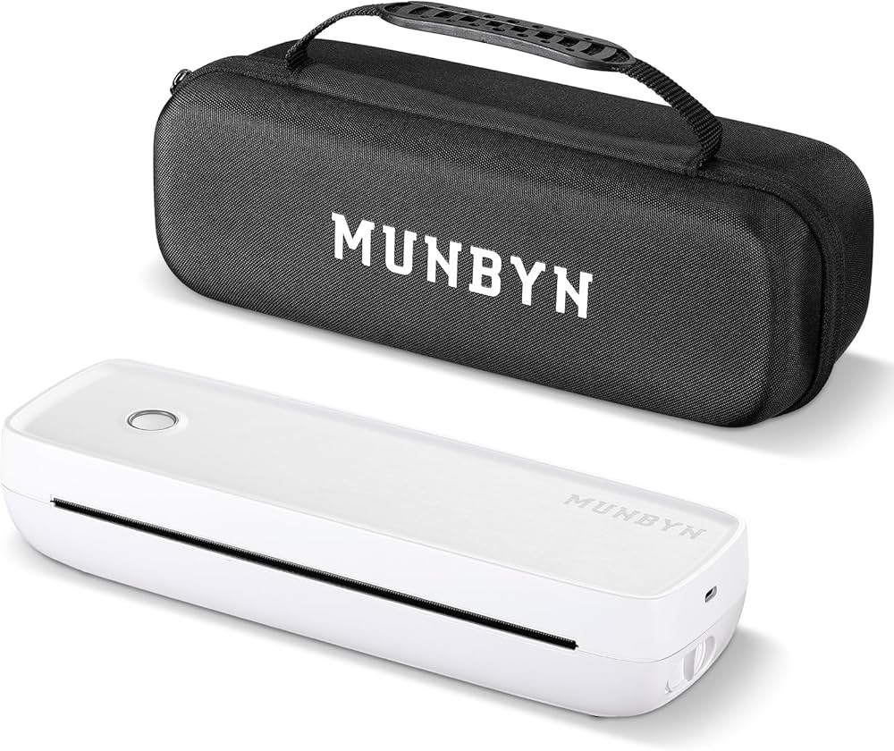 Amazon.co.jp: MUNBYN モバイルプリンター A4 家庭用およびオフィス用