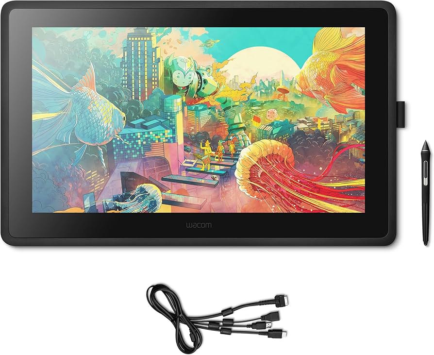 未使用品) Wacom Qintiq22 セット 未使用品) Wacom Qintiq22 セット