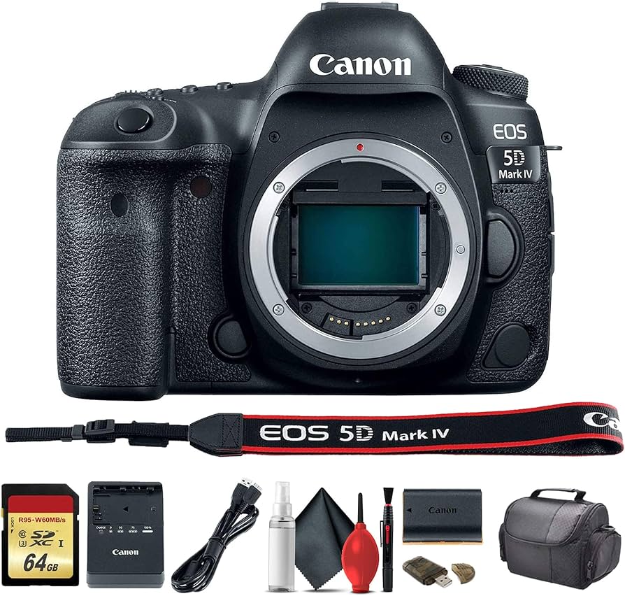Amazon.com : Canon EOS 5D Mark IV DSLR Camera (1483C002) with 64GB