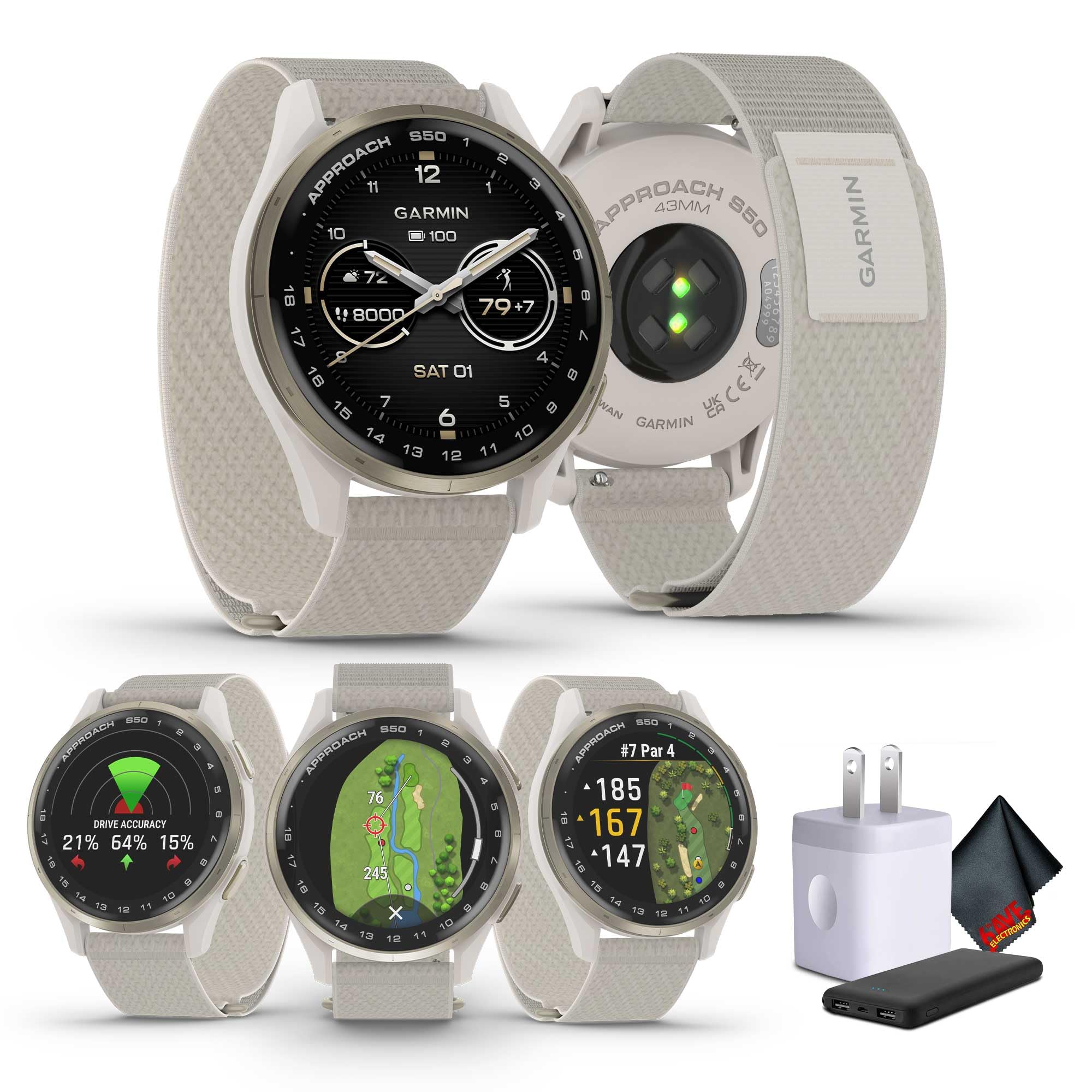Amazon.com: Garmin Approach S50 Advanced GPS Golf Smartwatch