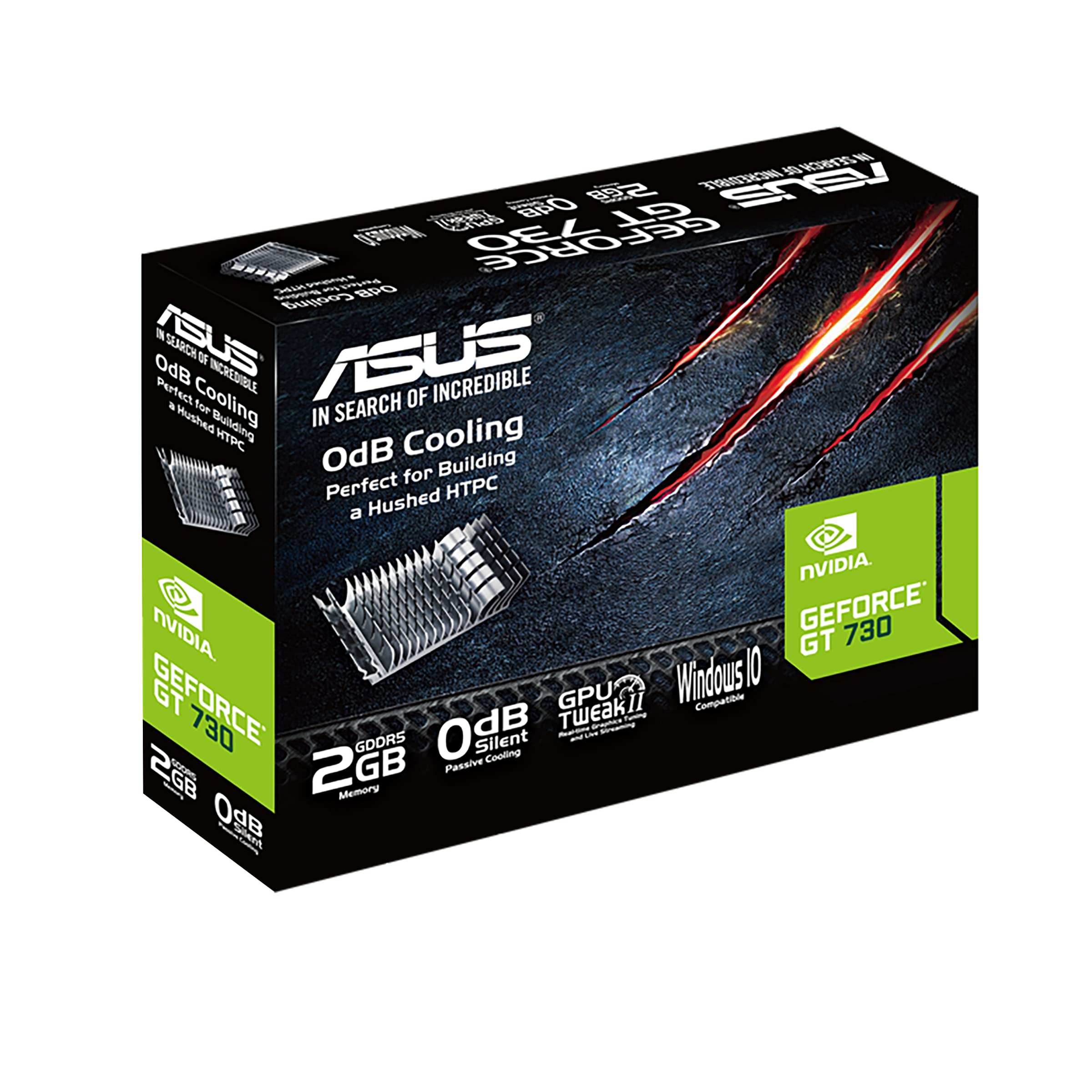 Amazon.com: ASUS GeForce GT 730 2GB GDDR5 Low Profile Graphics