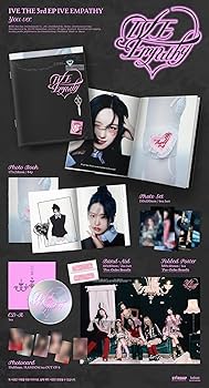 Amazon.com: IVE IVE EMPATHY Regular 3 Ver + Limited Edition LOVED