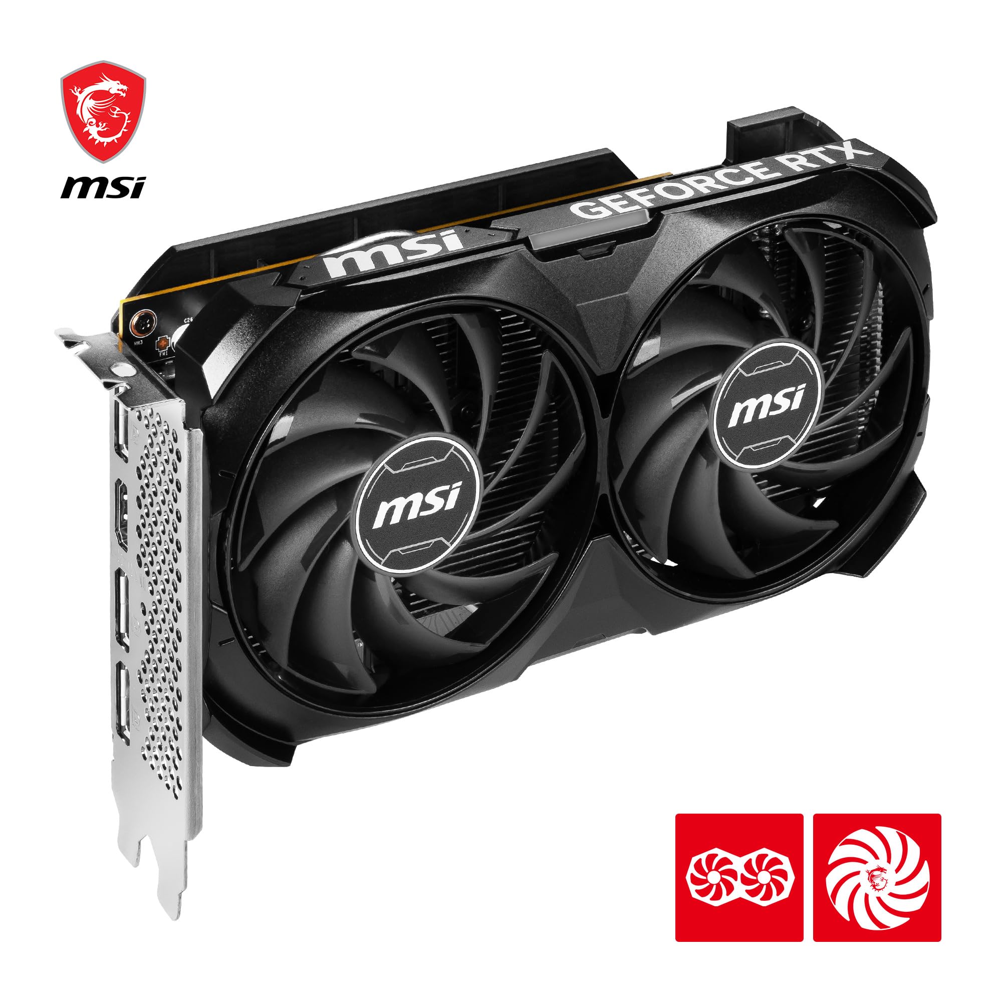 Amazon | MSI GeForce RTX 4060 Ventus 2X ブラック 8G OC ゲーミング