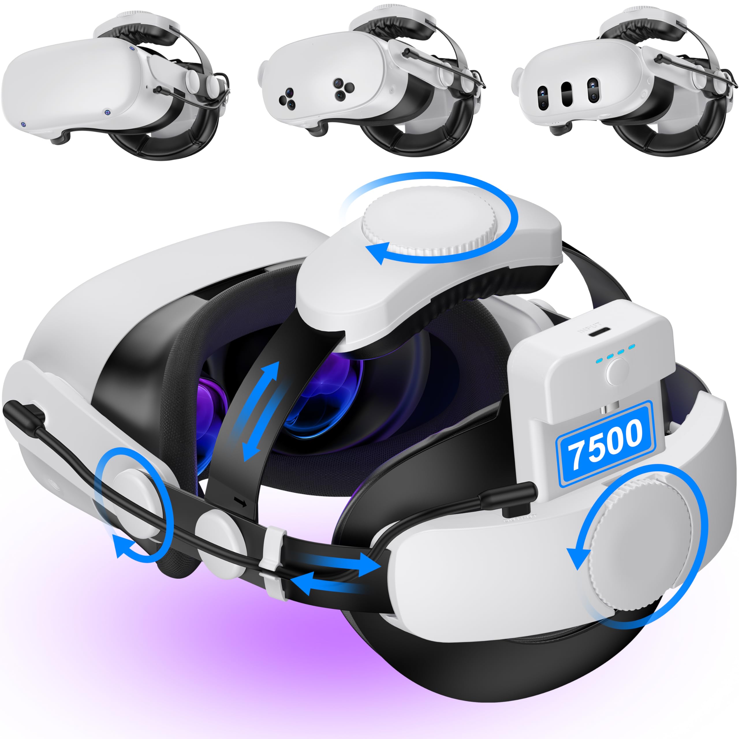 Amazon.com: Kawaye for Meta Quest 3S/Quest 2/Quest 3 Head Strap