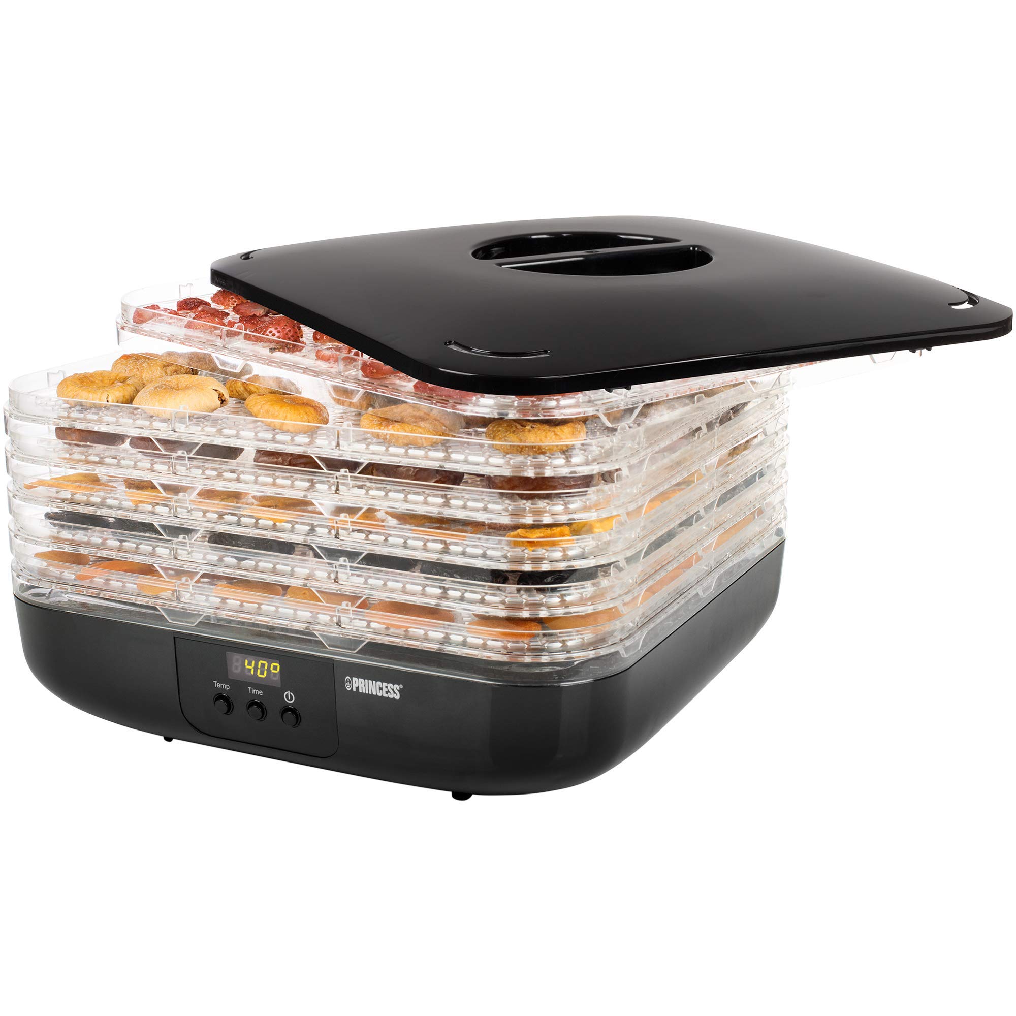 Amazon.co.jp: PRINCESS フードドライヤー タイマー付き 食品乾燥機