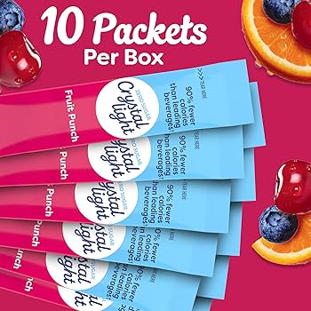 Amazon.com : Crystal Light Drink Mix, 10 Packets, for Convenient