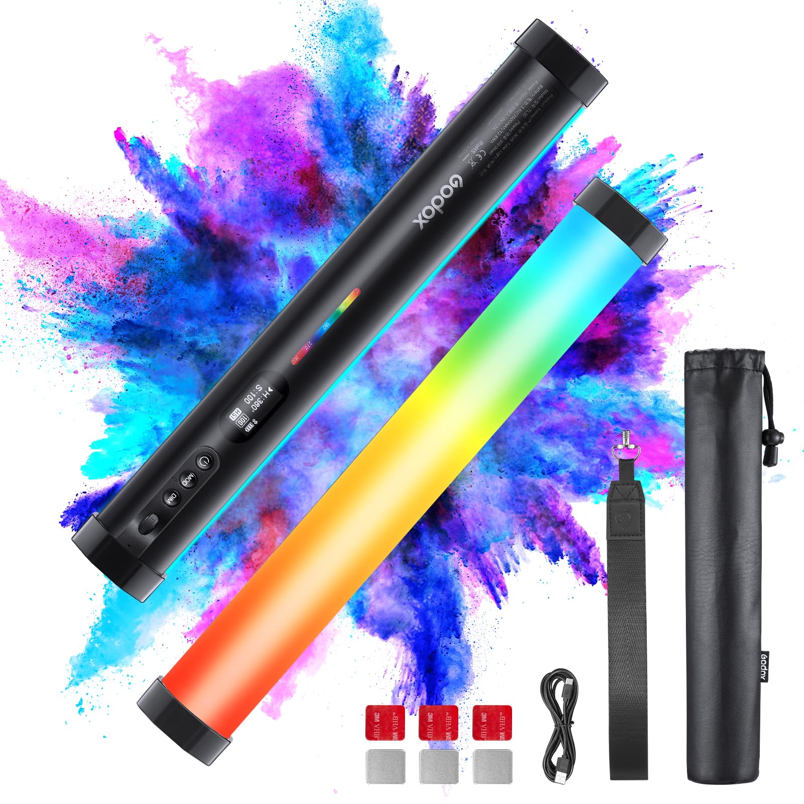 Amazon.com : Godox TL30 RGB Tube Light Wand, Magnetic RGB Light