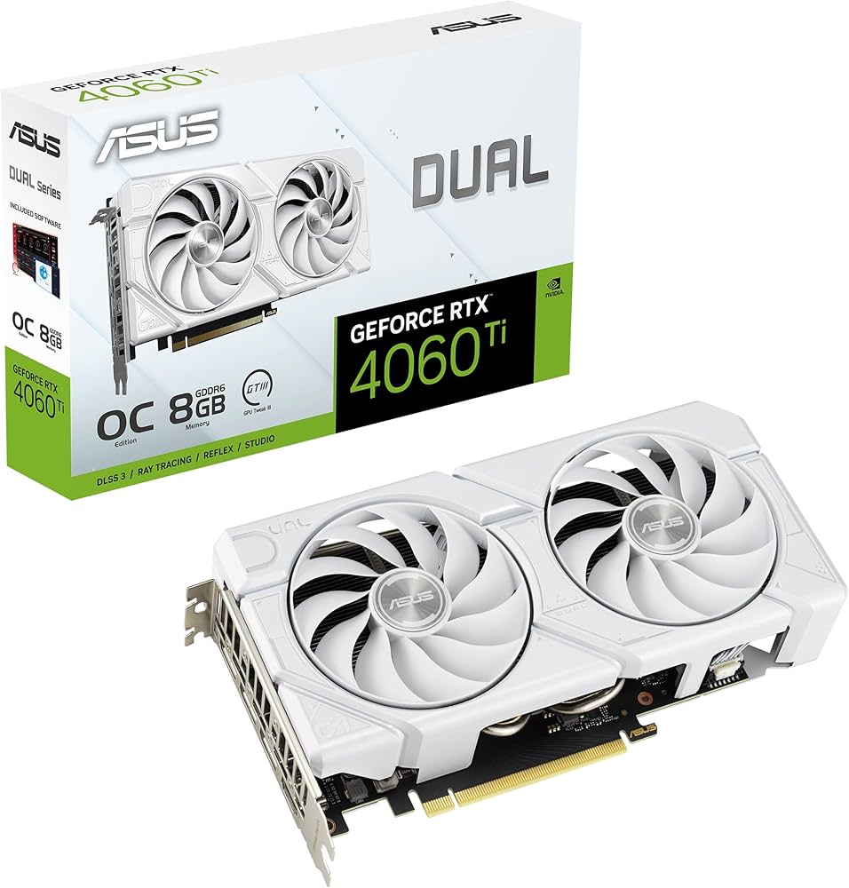 Amazon | ASUS Dual GeForce RTX™ 4060 Ti EVO ホワイト OC Edition