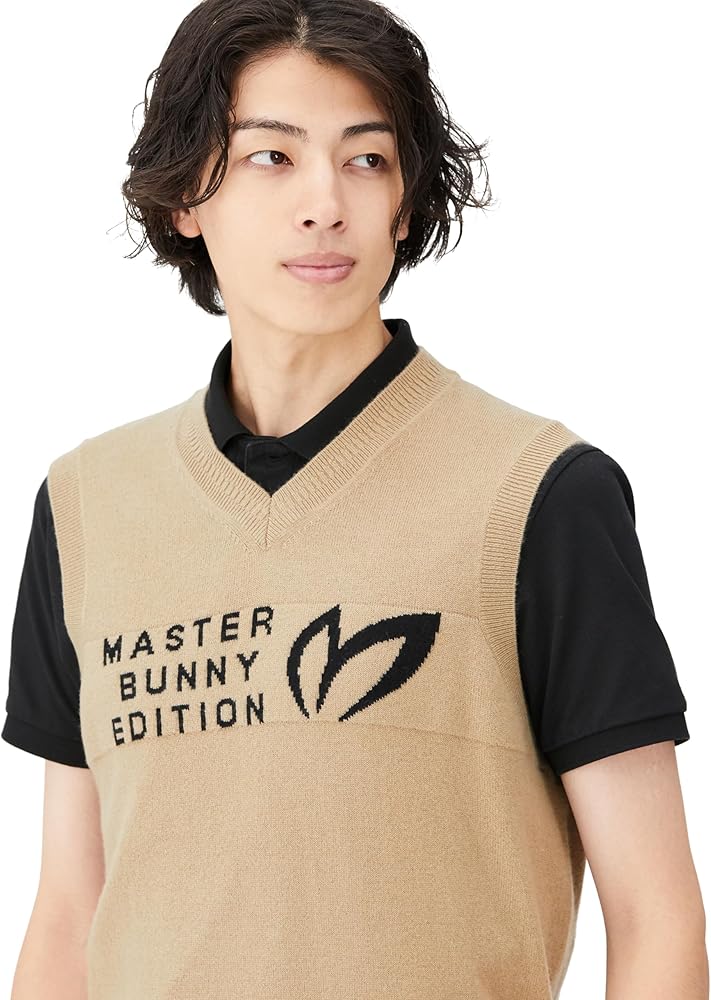 Amazon | [マスターバニー] メンズ Vネックニットベスト (カシミヤ