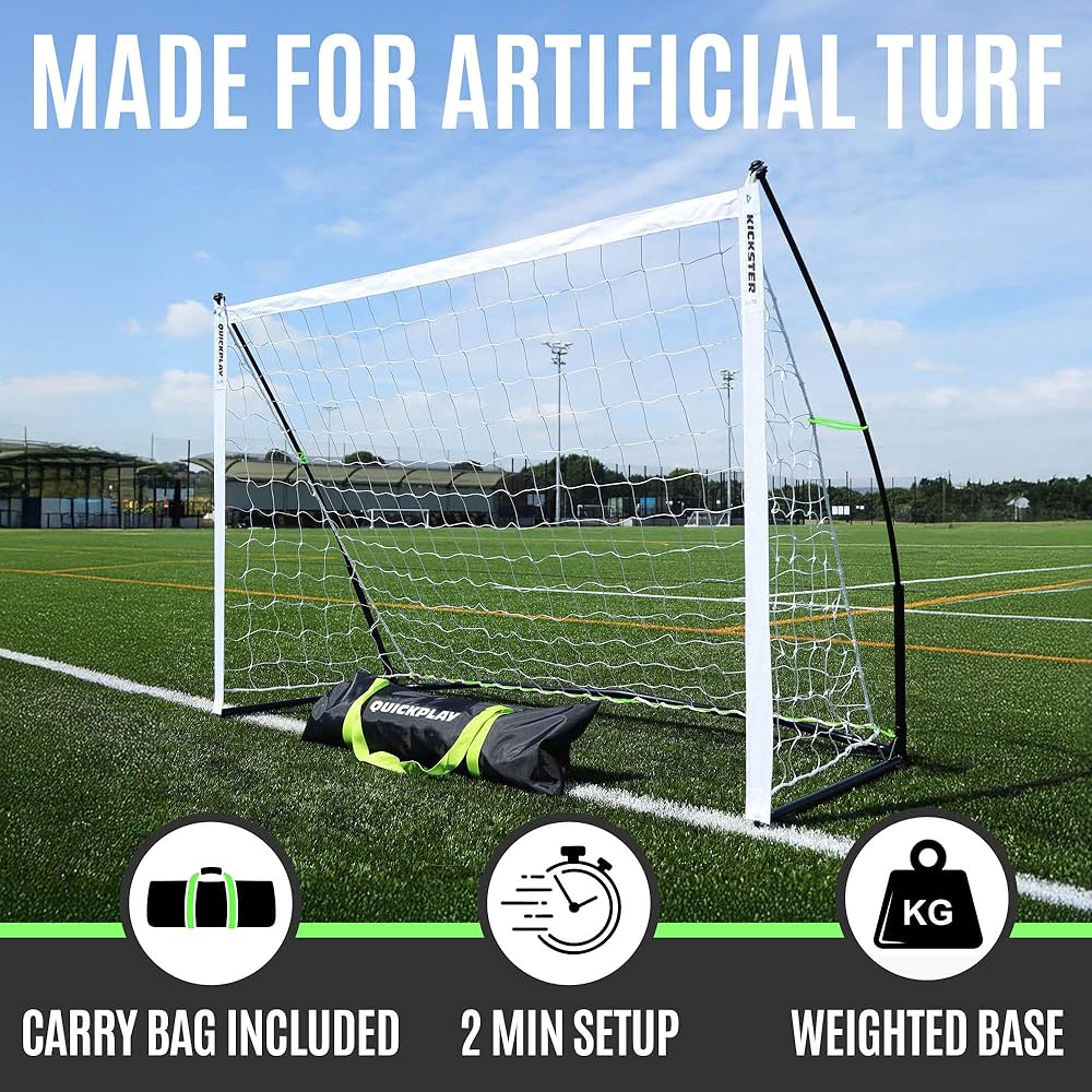 Amazon | QuickPlay Kickster エリートサッカーゴール - 超ポータブル