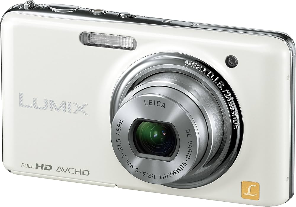 Amazon | パナソニック デジタルカメラ LUMIX FX77 リリーホワイト DMC