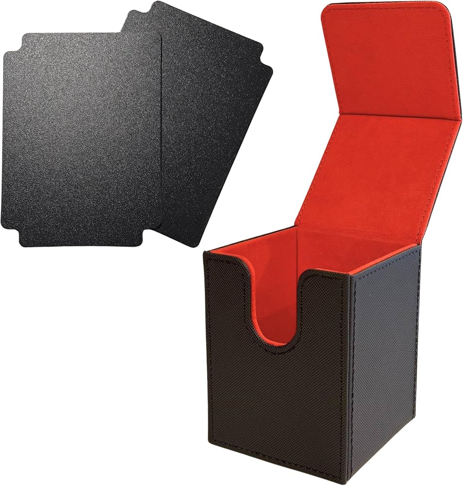 Amazon.co.jp: SPICA デッキケース トレカケース 約120枚収納 PUレザー