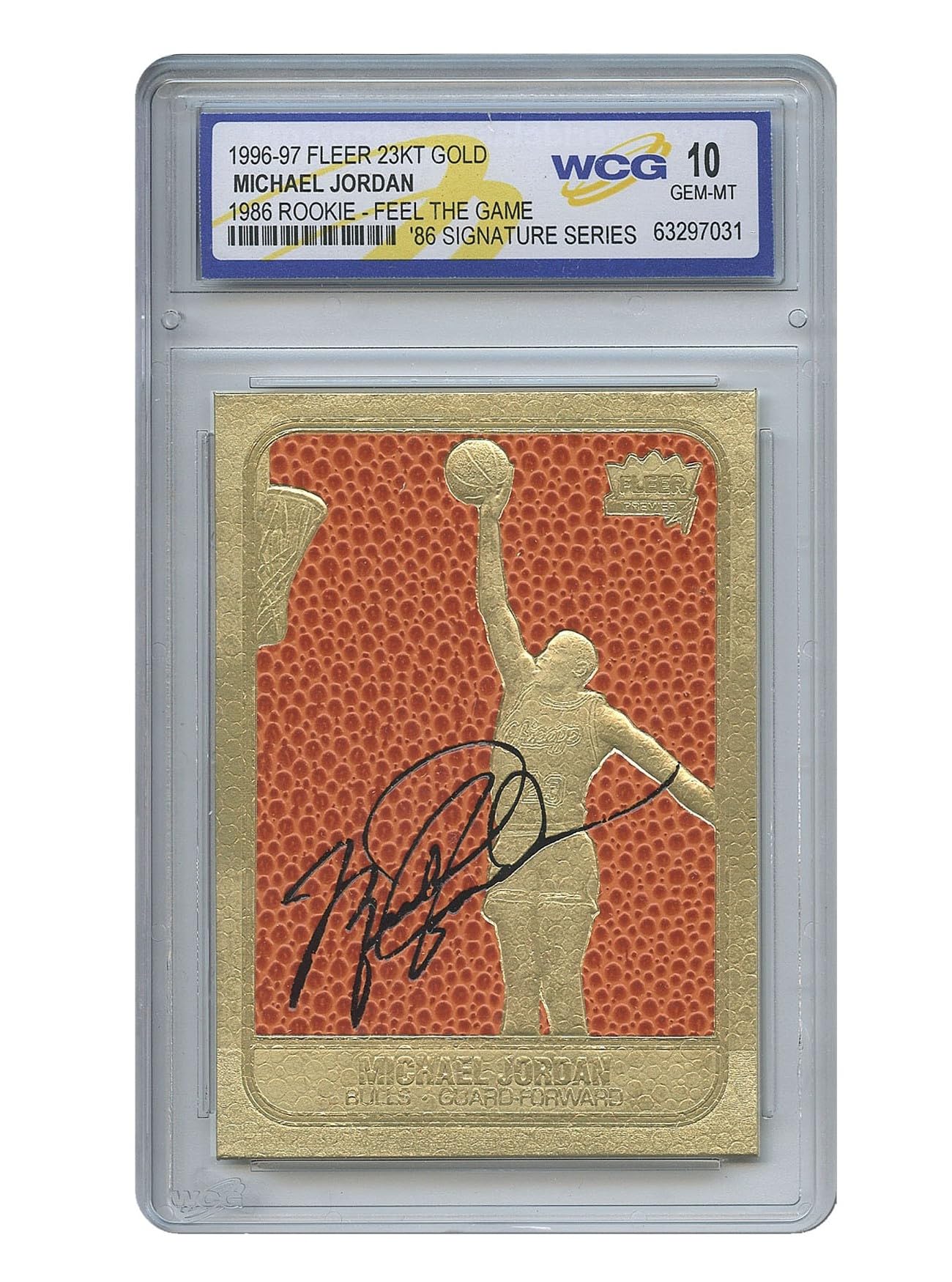 Amazon.com: 1996 Michael Jordan '86 Fleer Rookie Feel The Game NBA