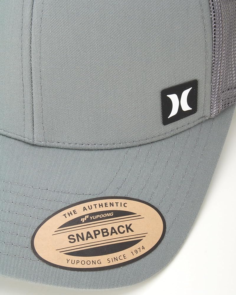 Hurley Men's Trucker Hat - Atlantic Snap Back Comfortable Curved