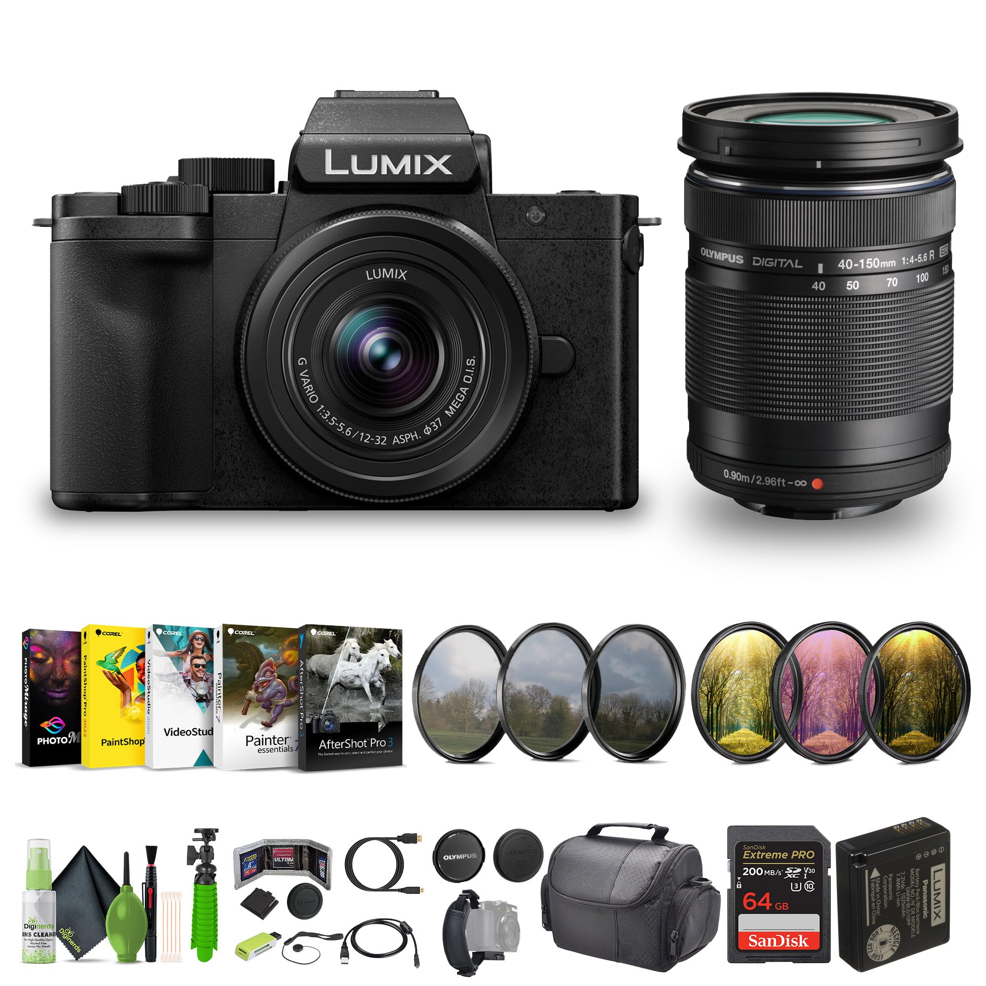 Amazon.com : Panasonic Lumix G100D 4K Mirrorless Vlogging Camera