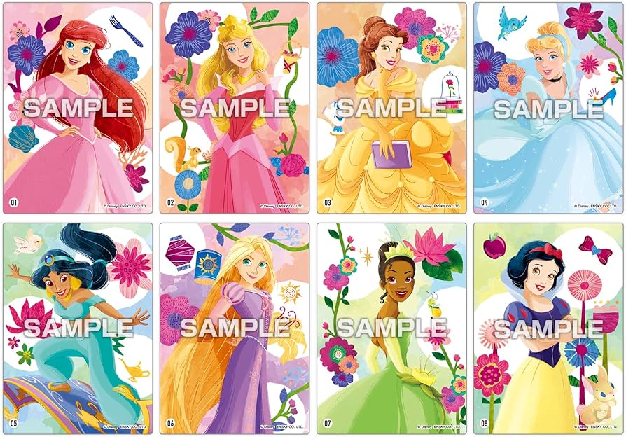 Amazon.co.jp: エンスカイ(ENSKY) ディズニープリンセス クリアカード