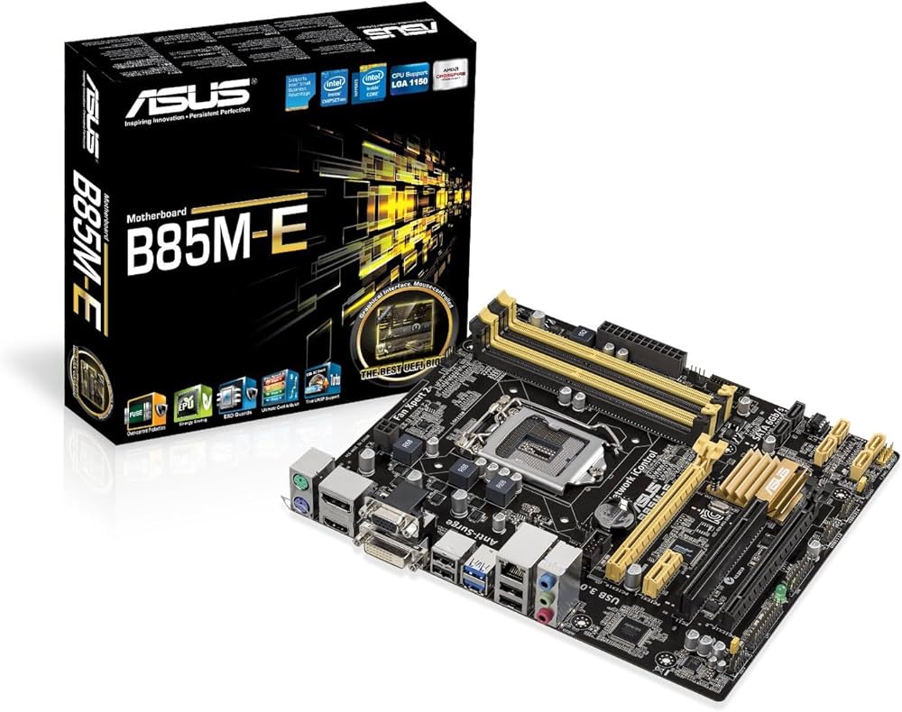 Amazon | ASUSTeK Intel B85搭載 マザーボード LGA1150対応 B85M-E