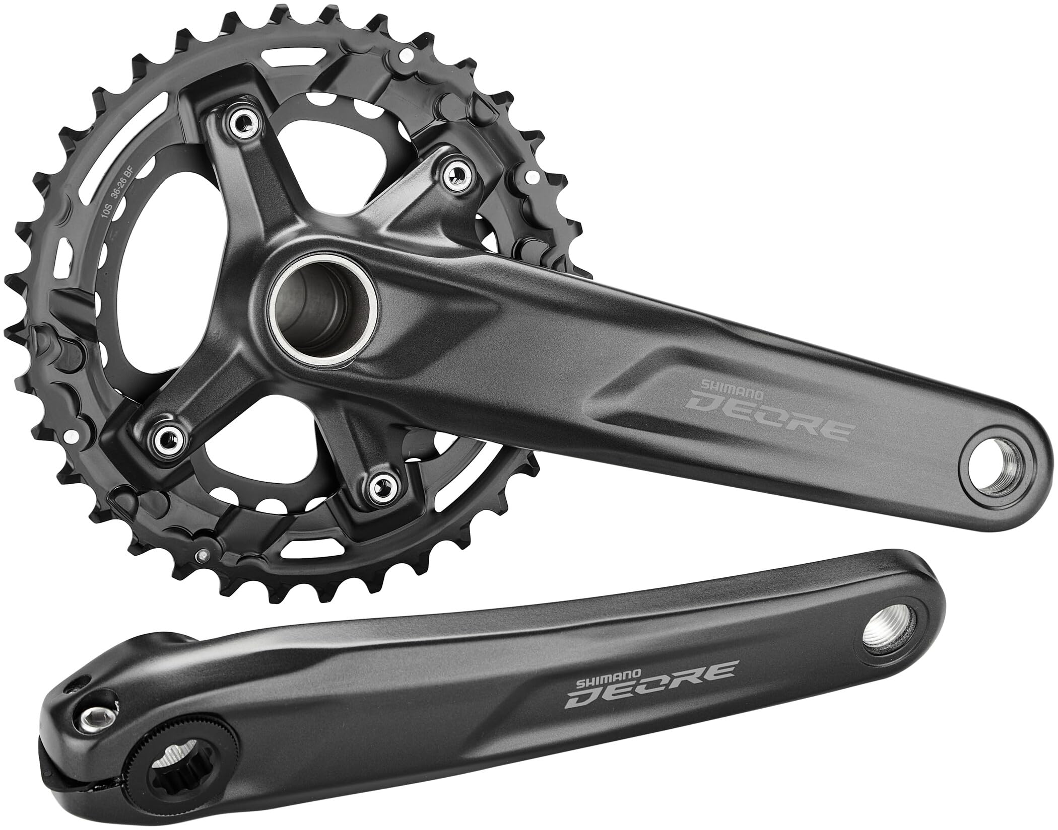 Amazon.com : FC-M4100 Deore chainset, 10-Speed, 48.8 mm chainline
