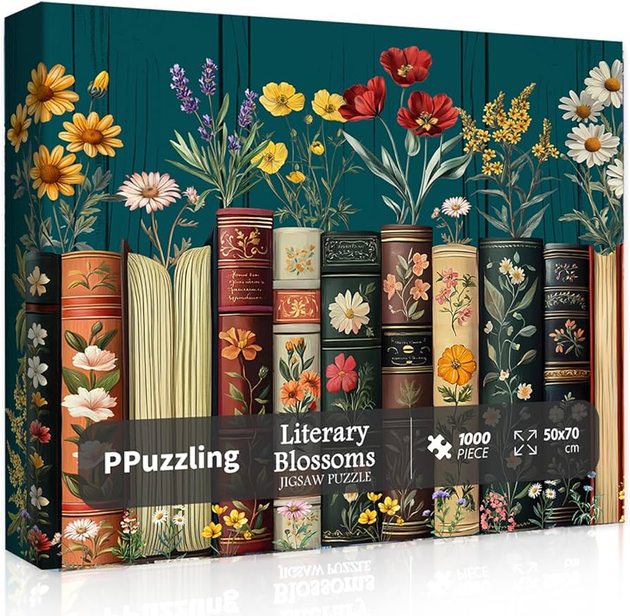 Amazon.com: Vintage Wildflower Book Puzzles for Adults 1000 Pieces