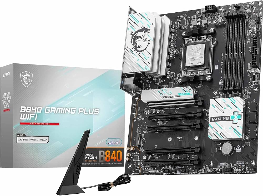 Amazon | MSI B840 Gaming Plus WiFiマザーボード、ATX - AMD Ryzen