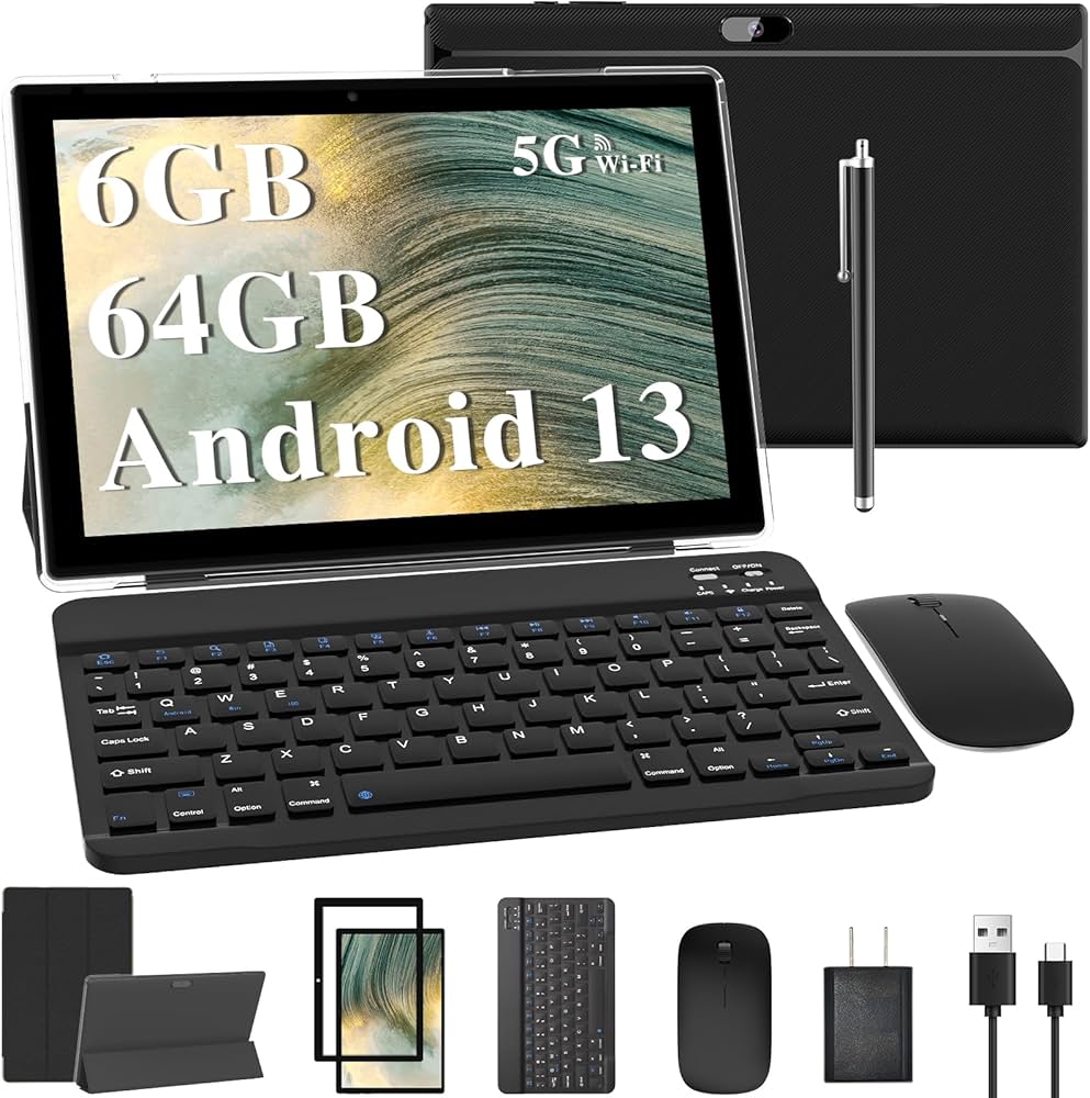 Amazon.co.jp: 2025年版 Android タブレット 10インチ 2イン1