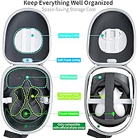 Amazon.co.jp: EUCARLOSケース Meta Quest 3/3S Standard/Elite