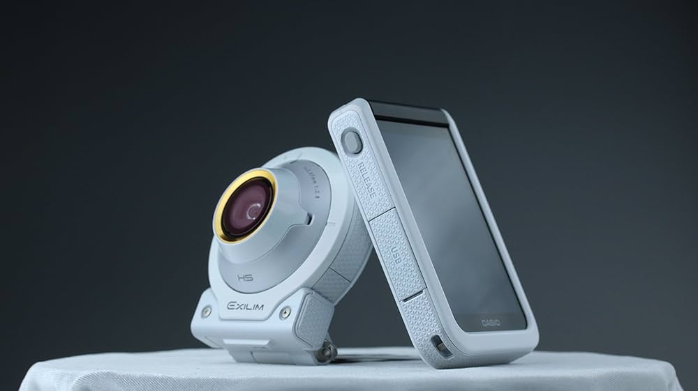 Amazon | CASIO デジタルカメラ EXILIM EX-FR100LWE カメラ部/モニター