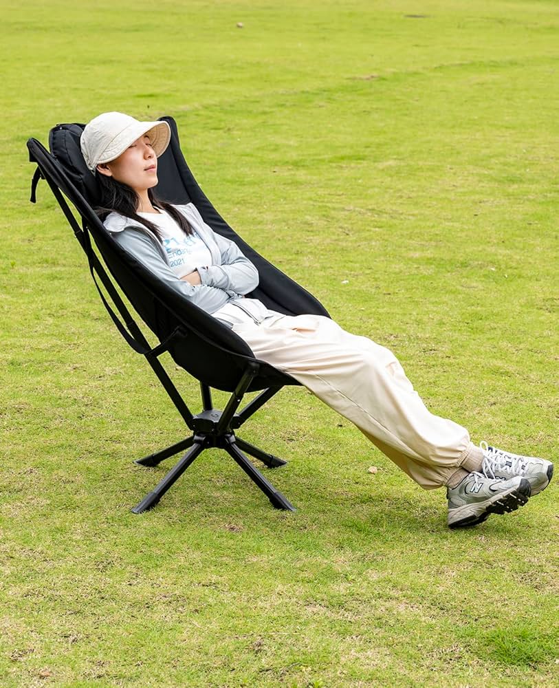 Amazon.co.jp: 【iClimb（アィクライム）】キャンプハイバック回転