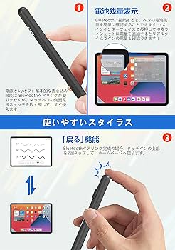Amazon | iPad タッチペン 第11世代対応 2025 最新型/傾き感知/磁気