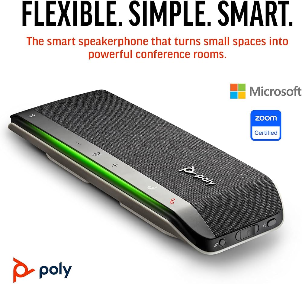 Amazon.com: Poly Sync 40 Smart Speakerphone (Plantronics