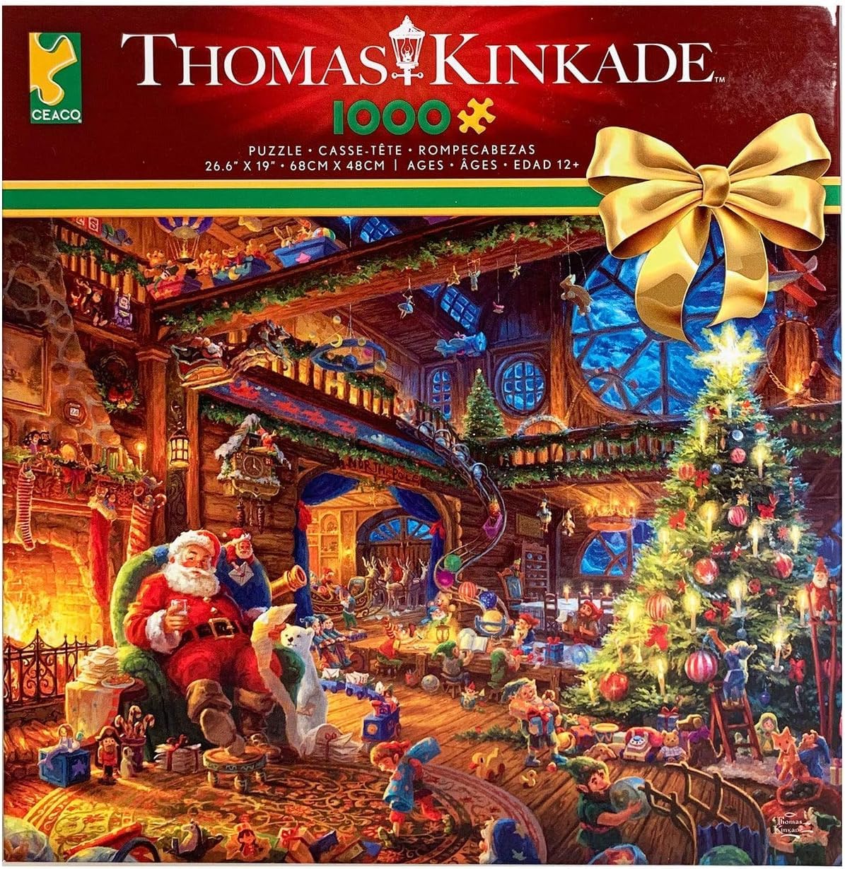 Amazon.co.jp: Ceaco Thomas Kinkade サンタのワークショップパズル
