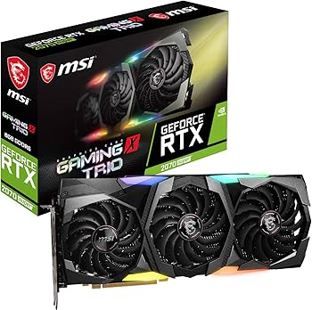 Amazon | MSI GeForce RTX 2070 SUPER GAMING X TRIO グラフィックス