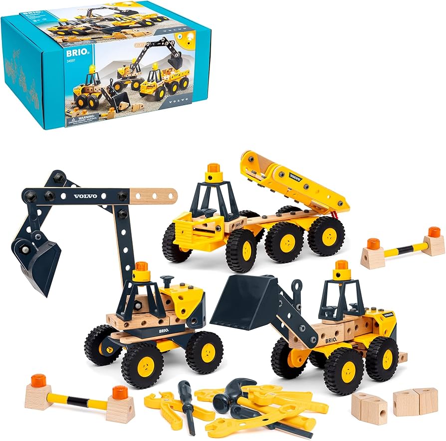 Amazon | BRIO (ブリオ) ビルダー Volvo工事車両DXセット 34597 「全