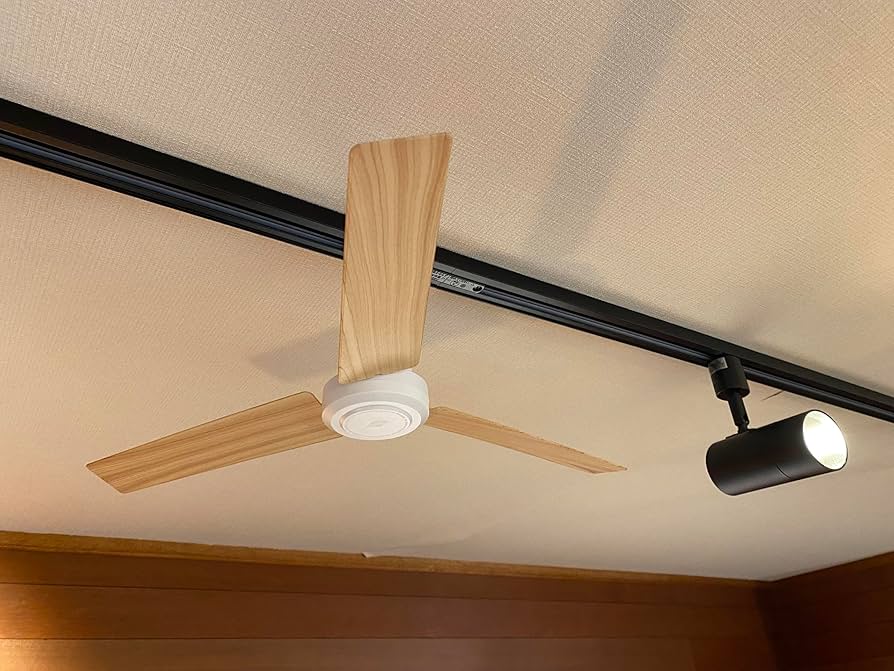 Amazon | DUCT RAIL FAN DC plus 50 (WH×WOOD_NT) サーキュレーター