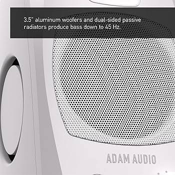 Amazon.co.jp: ADAM AUDIO D3V White モニタースピーカー : 楽器・音響機器