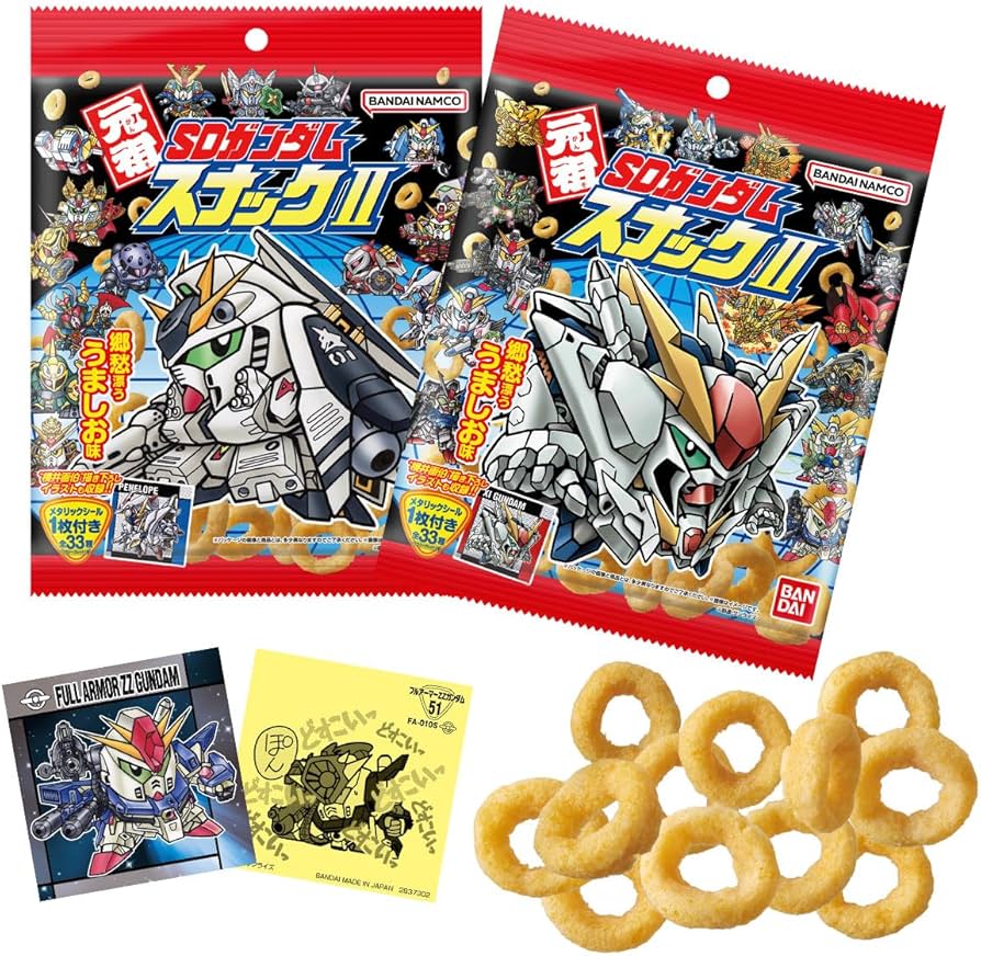 Amazon | バンダイ(BANDAI) 元祖SDガンダムスナックII スナック菓子 食