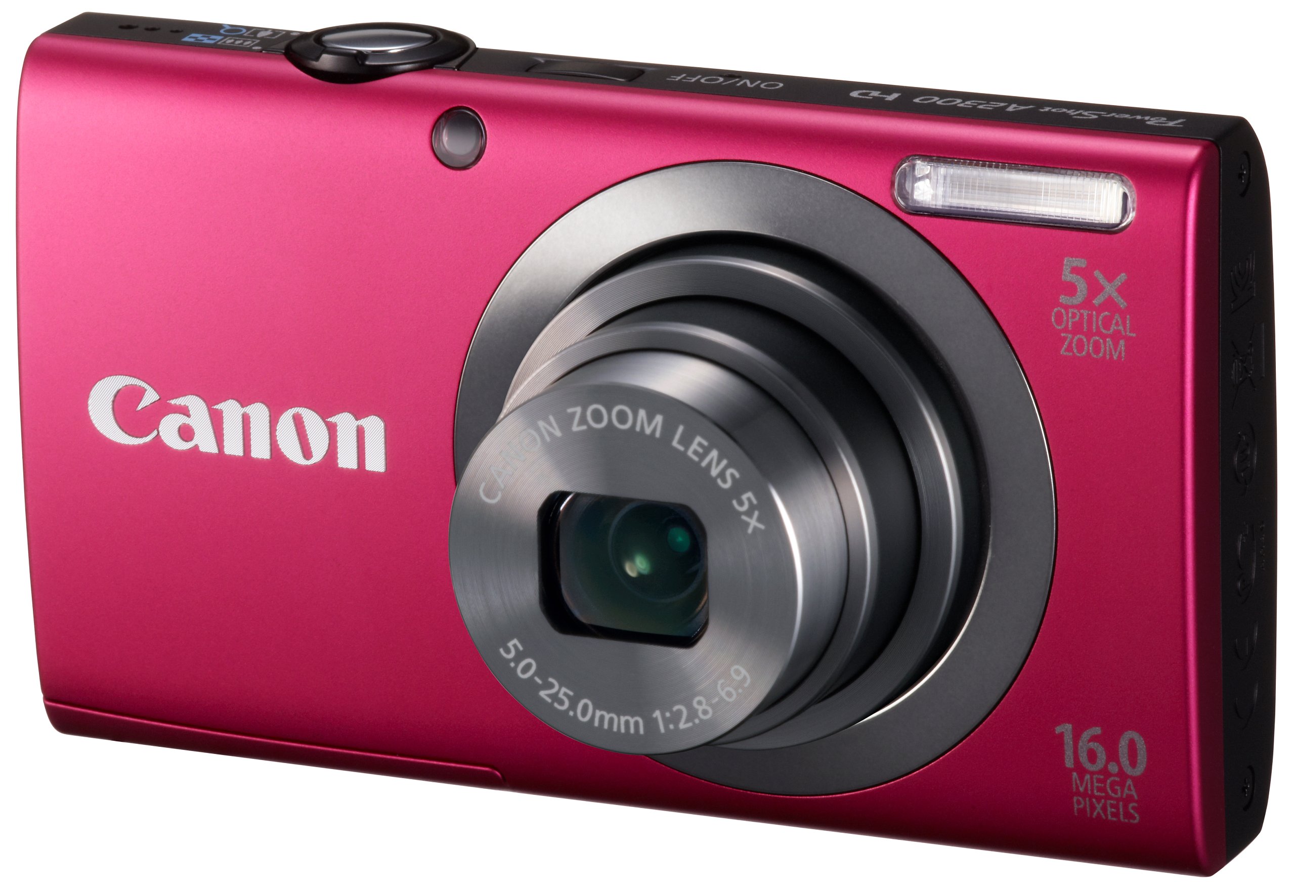 Amazon | Canon デジタルカメラ PowerShot A2300 レッド 光学5倍ズーム