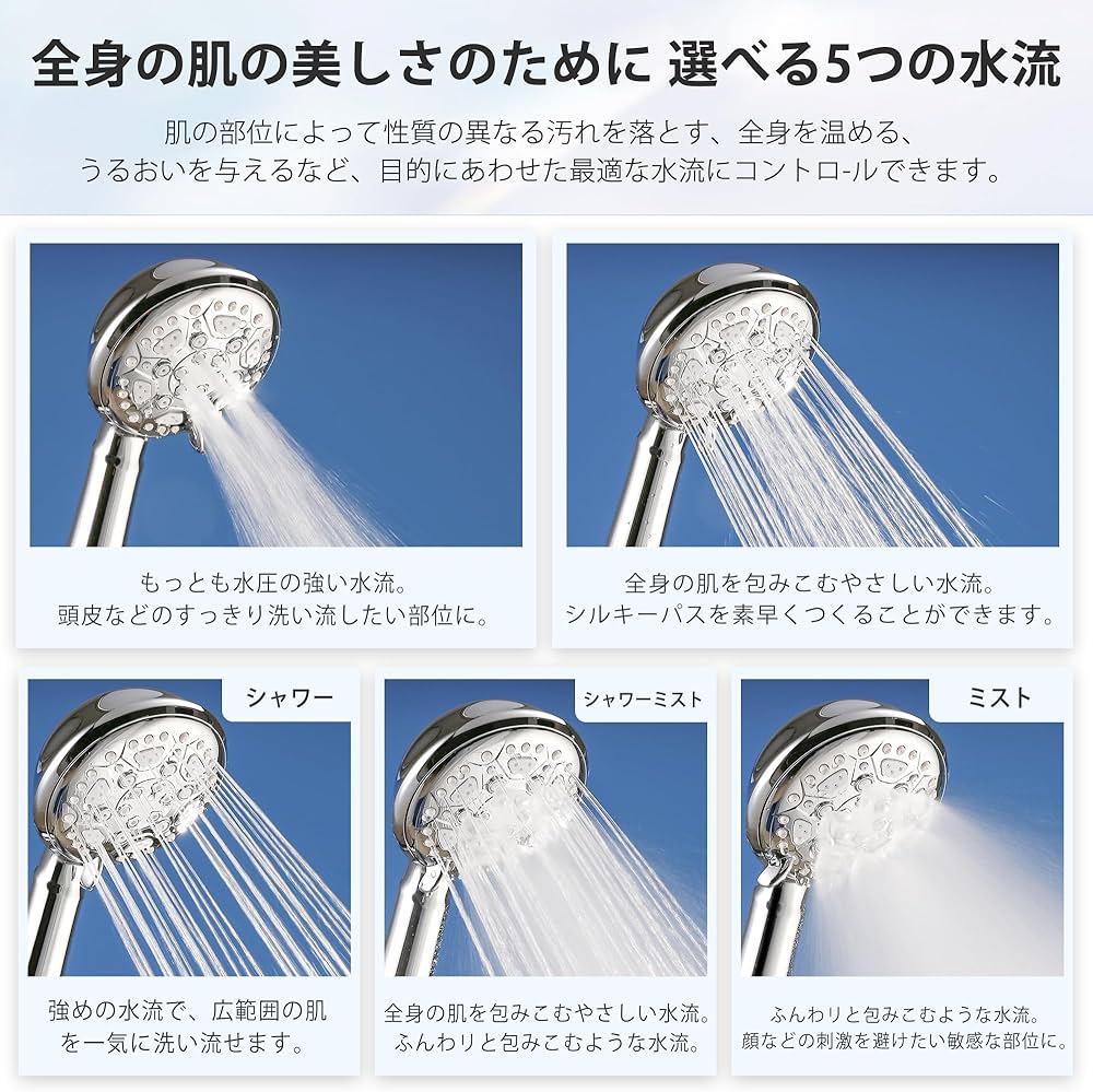 Amazon.co.jp: MAVENI (マベニ) FINE BUBBLE mini シャワーヘッド