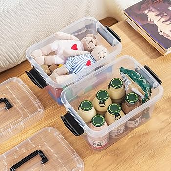 Amazon.com - Cetomo 6Lx20 Pack Storage Boxes, Storage Box with